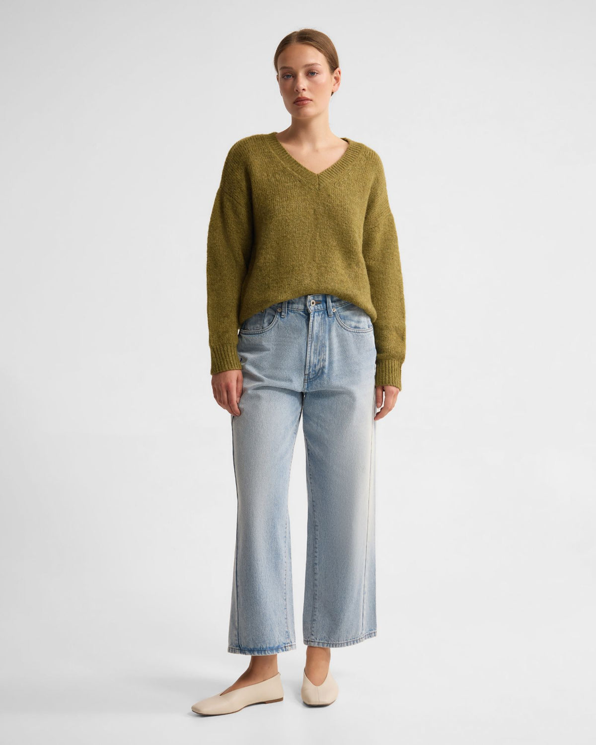Bridgette Alpaca Blend V-Neck WOMENS KNITWEAR