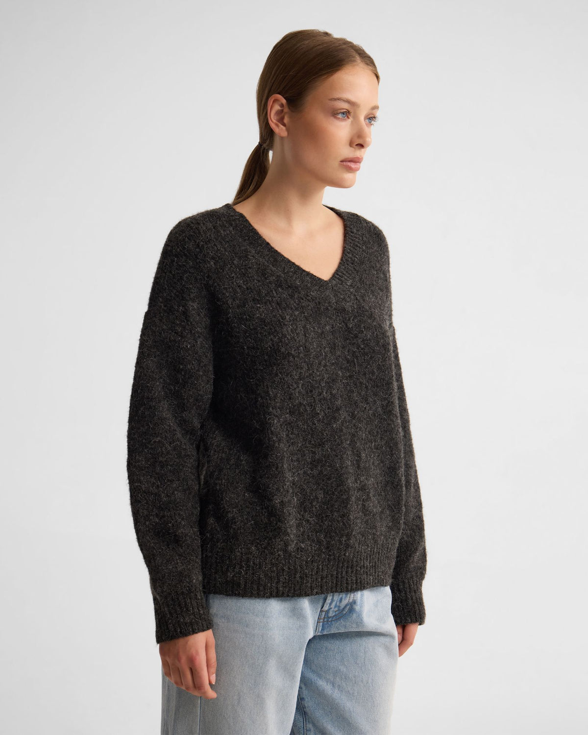 Bridgette Alpaca Blend V-Neck WOMENS KNITWEAR
