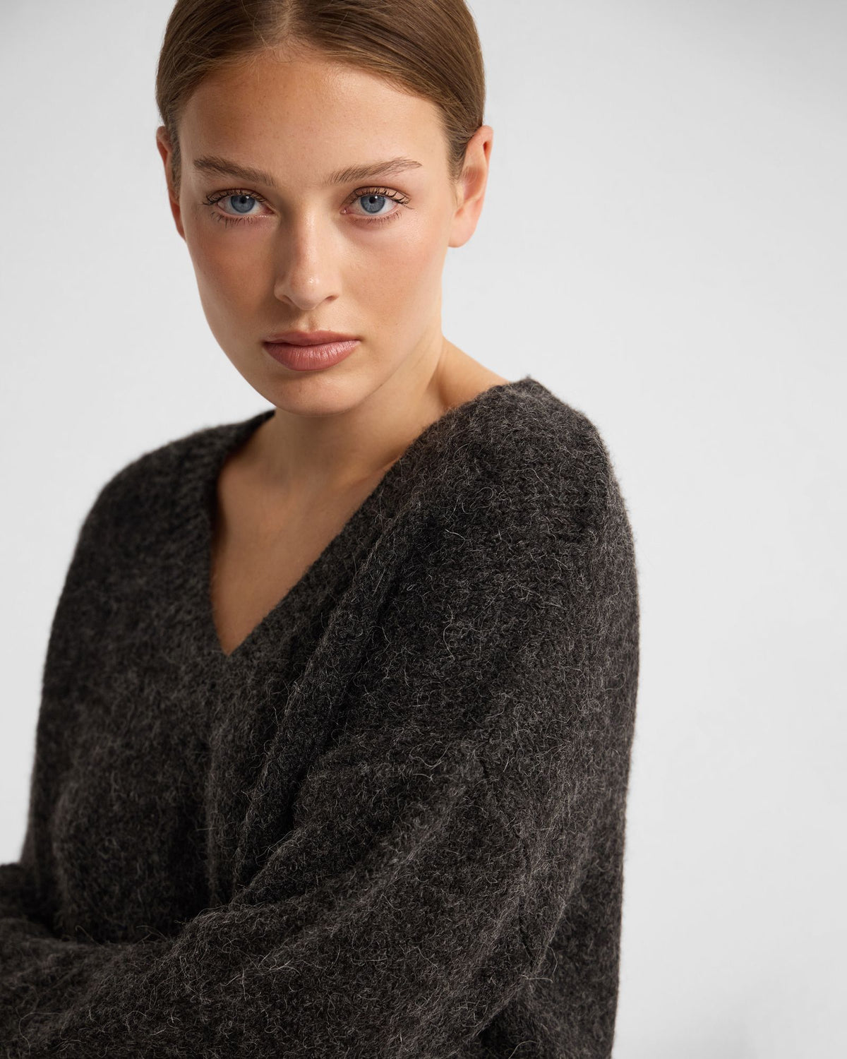 Bridgette Alpaca Blend V-Neck WOMENS KNITWEAR