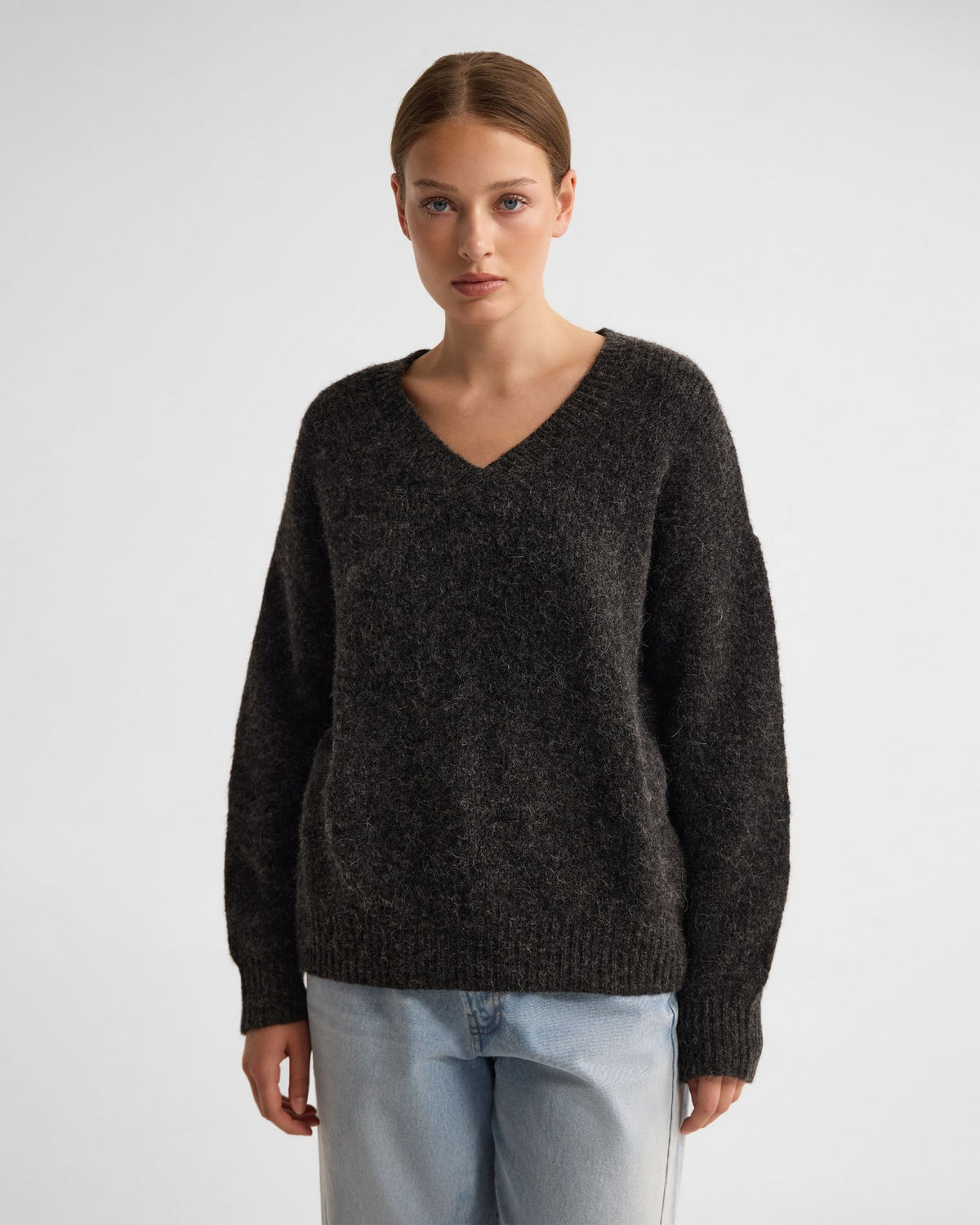Bridgette Alpaca Blend V-Neck WOMENS KNITWEAR