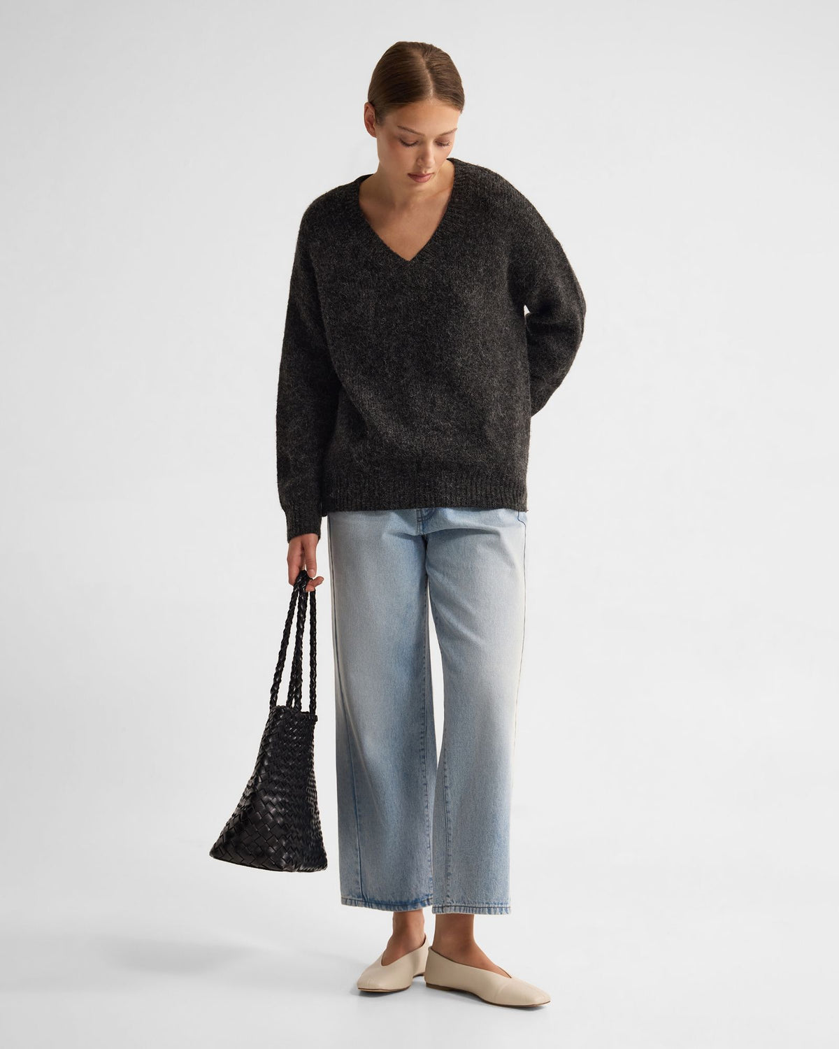 Bridgette Alpaca Blend V-Neck WOMENS KNITWEAR