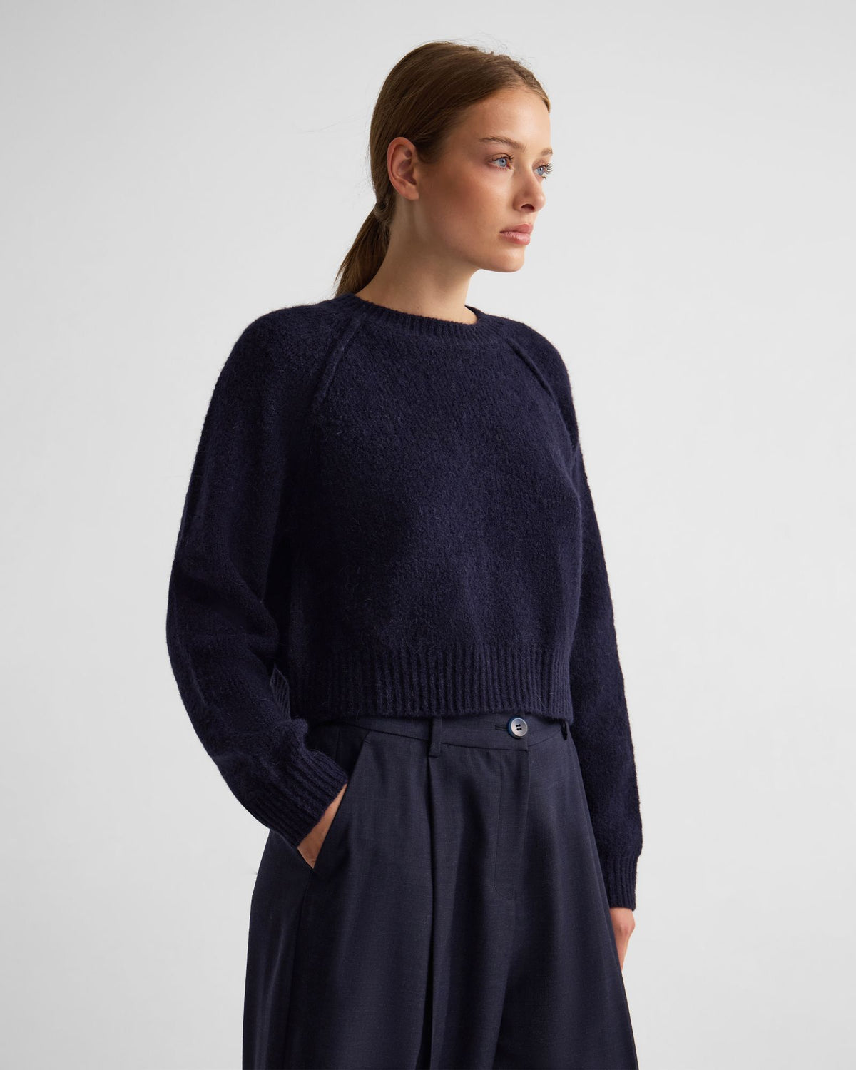 Mei Alpaca Blend Crew Neck WOMENS KNITWEAR