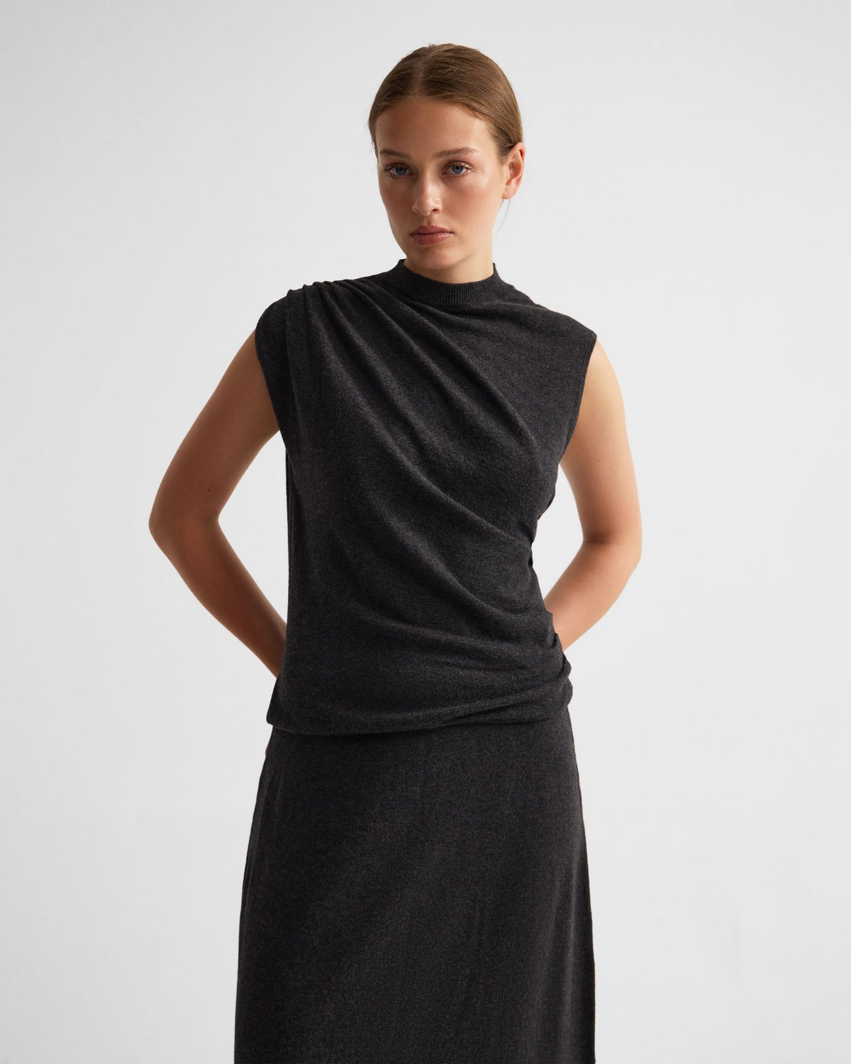 Adriana Cashmere Blend Top WOMENS KNITWEAR
