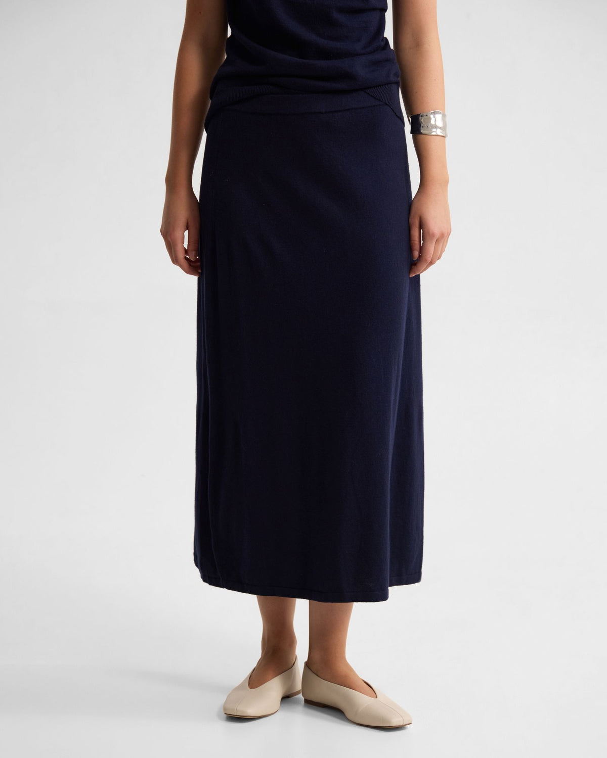 Leonie Cashmere Blend Knitted Skirt WOMENS KNITWEAR
