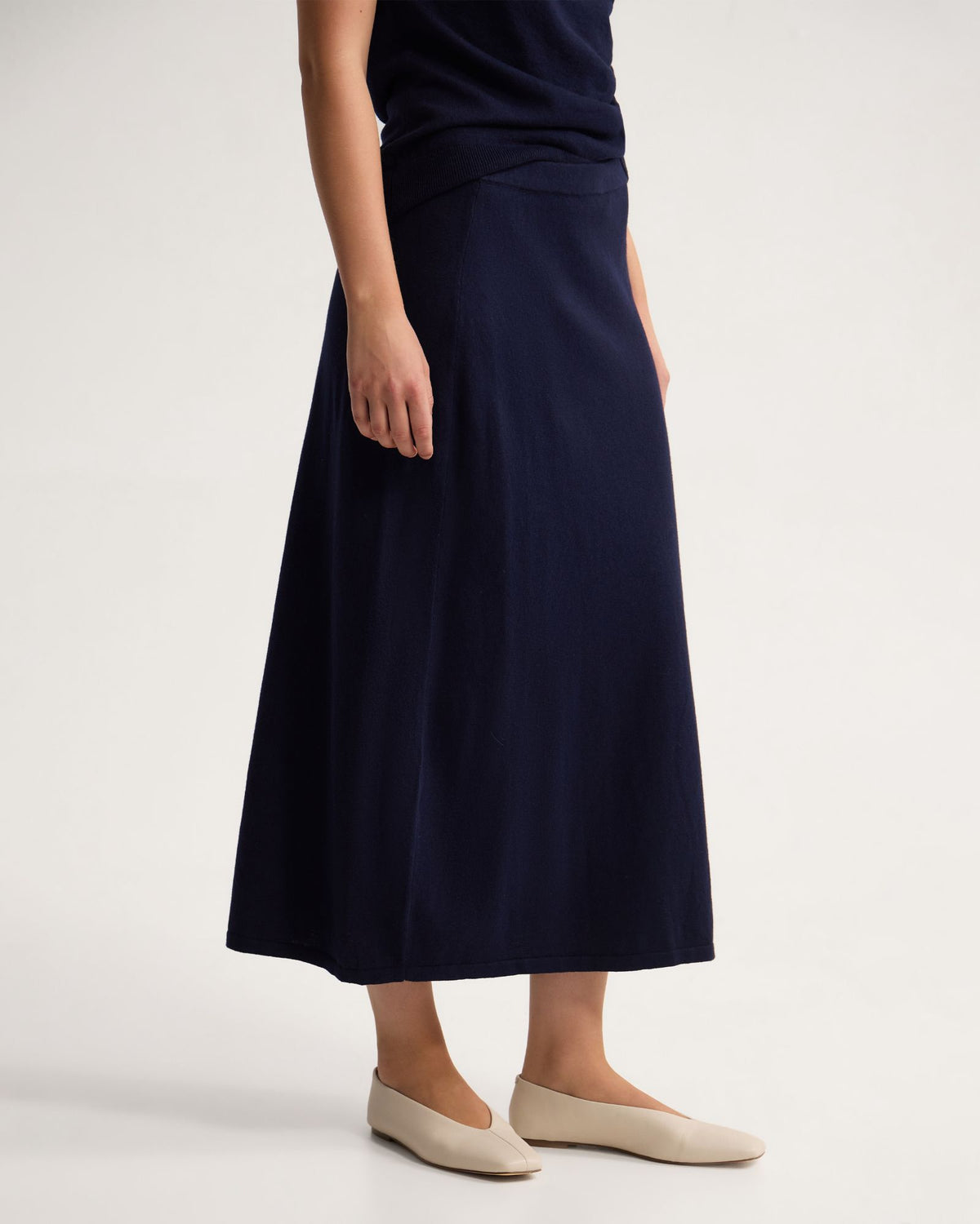 Leonie Cashmere Blend Knitted Skirt WOMENS KNITWEAR