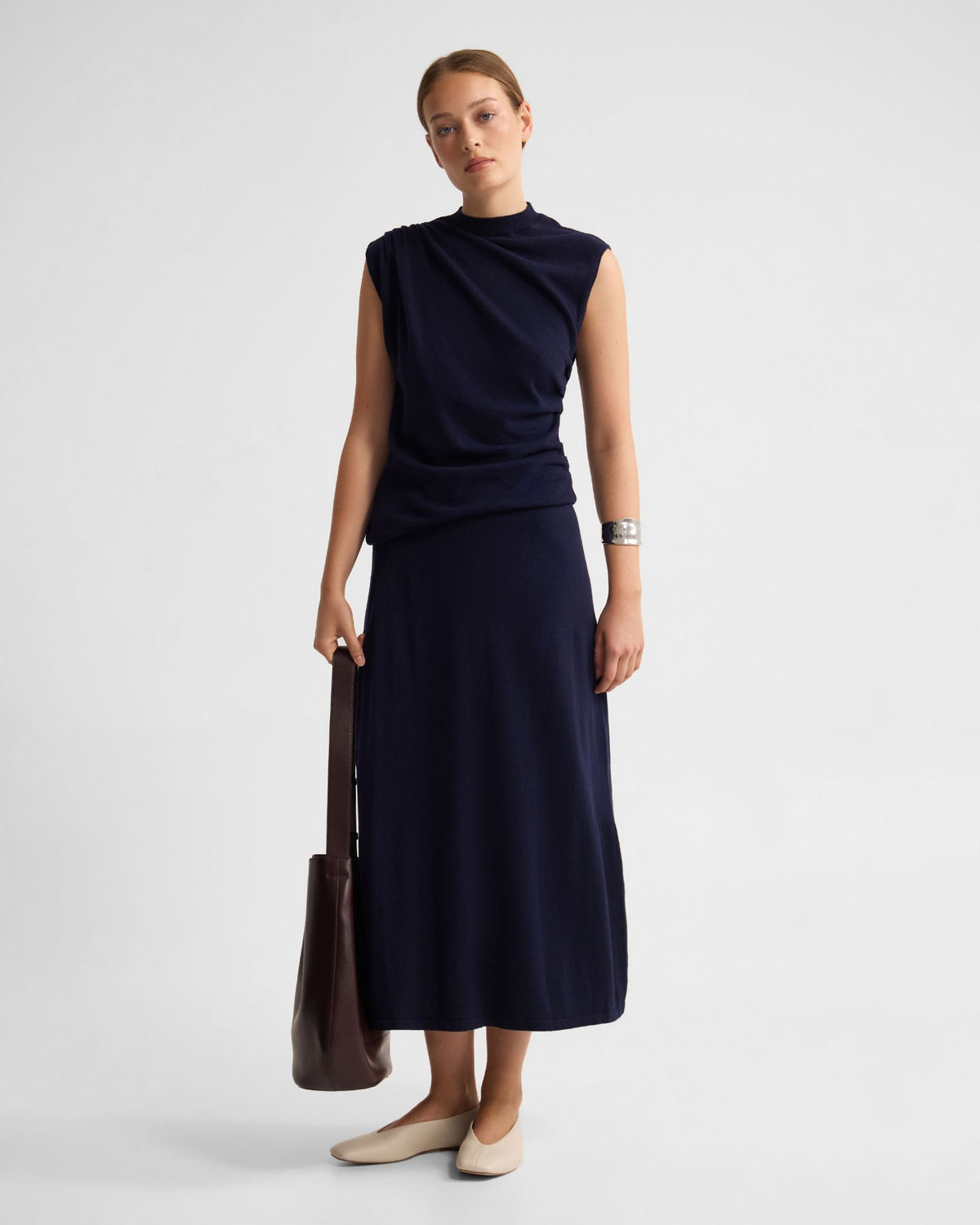Leonie Cashmere Blend Knitted Skirt WOMENS KNITWEAR