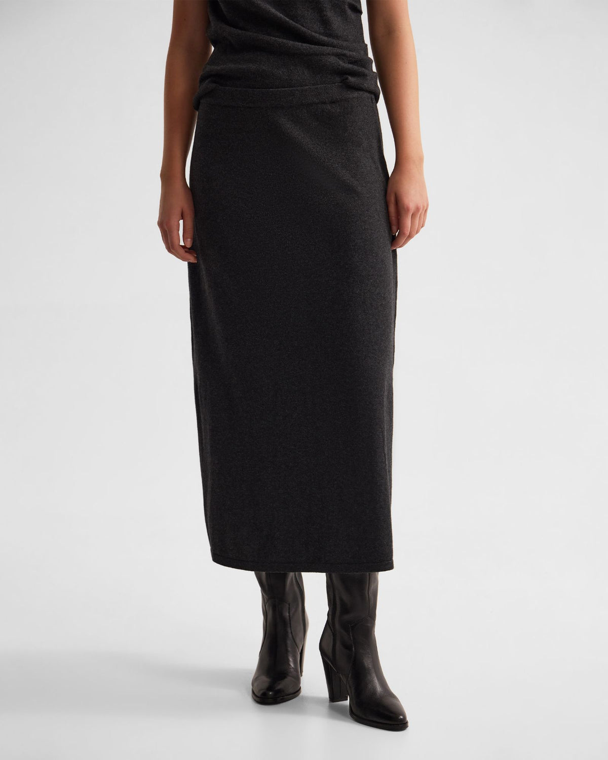 Leonie Cashmere Blend Knitted Skirt WOMENS KNITWEAR