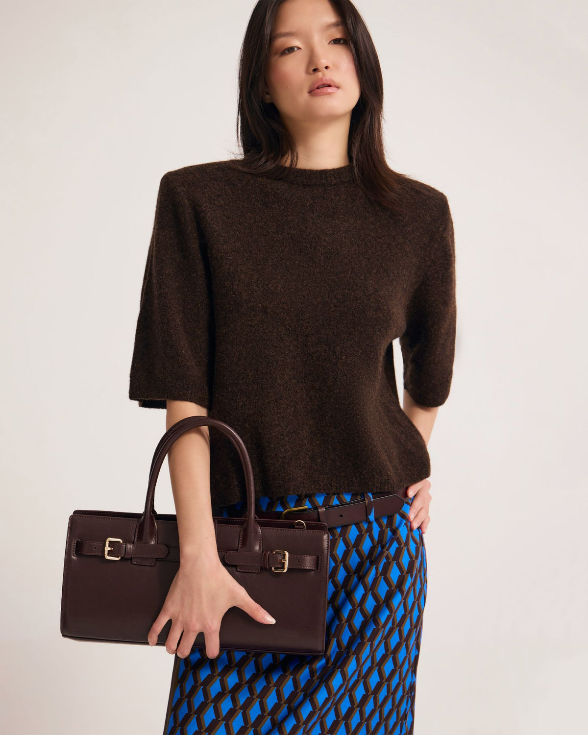 Leeta Wool Knitted T Shirt WOMENS KNITWEAR