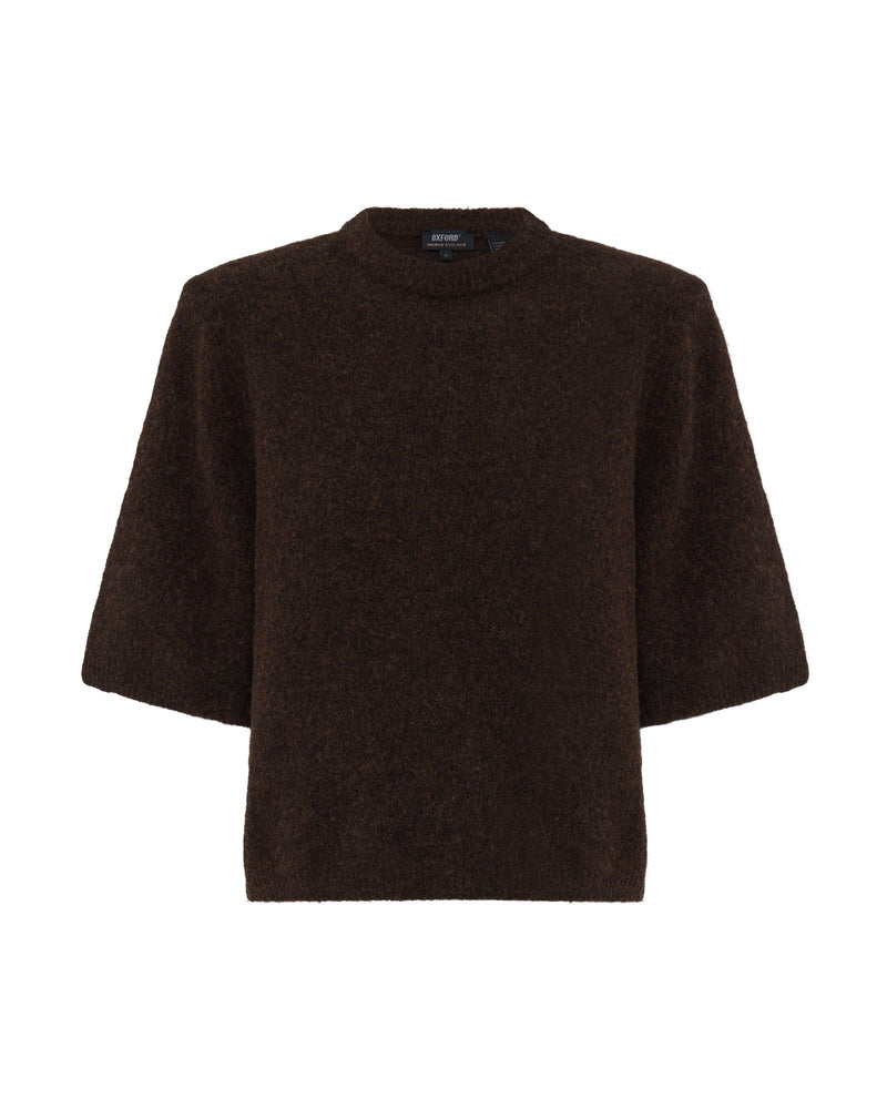 Leeta Wool Knitted T Shirt WOMENS KNITWEAR