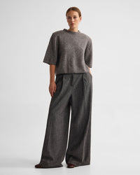 Leeta Wool Knitted T Shirt WOMENS KNITWEAR