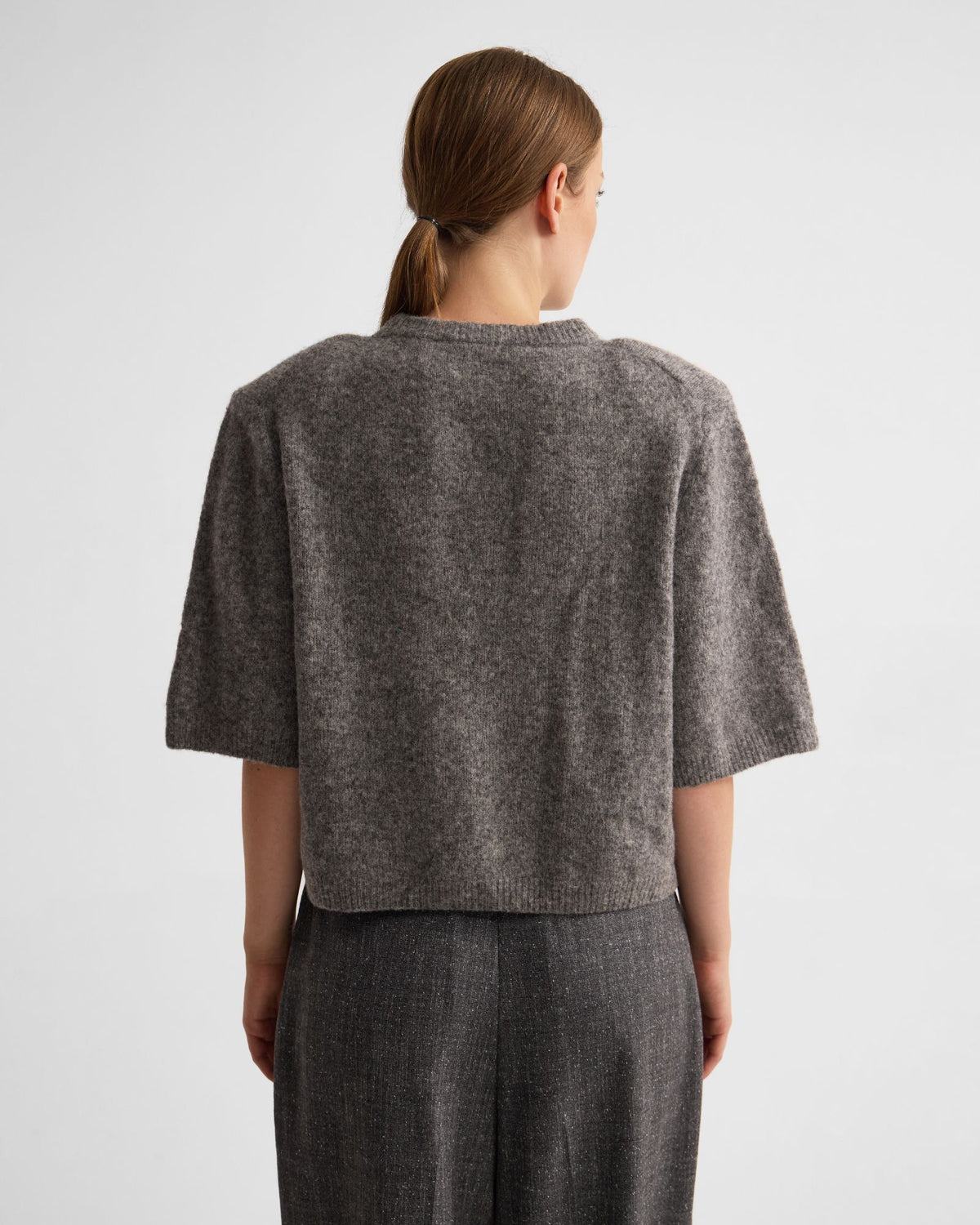 Leeta Wool Knitted T Shirt WOMENS KNITWEAR
