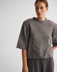 Leeta Wool Knitted T Shirt WOMENS KNITWEAR