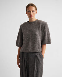 Leeta Wool Knitted T Shirt WOMENS KNITWEAR