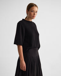 Leeta Wool Knitted T Shirt WOMENS KNITWEAR
