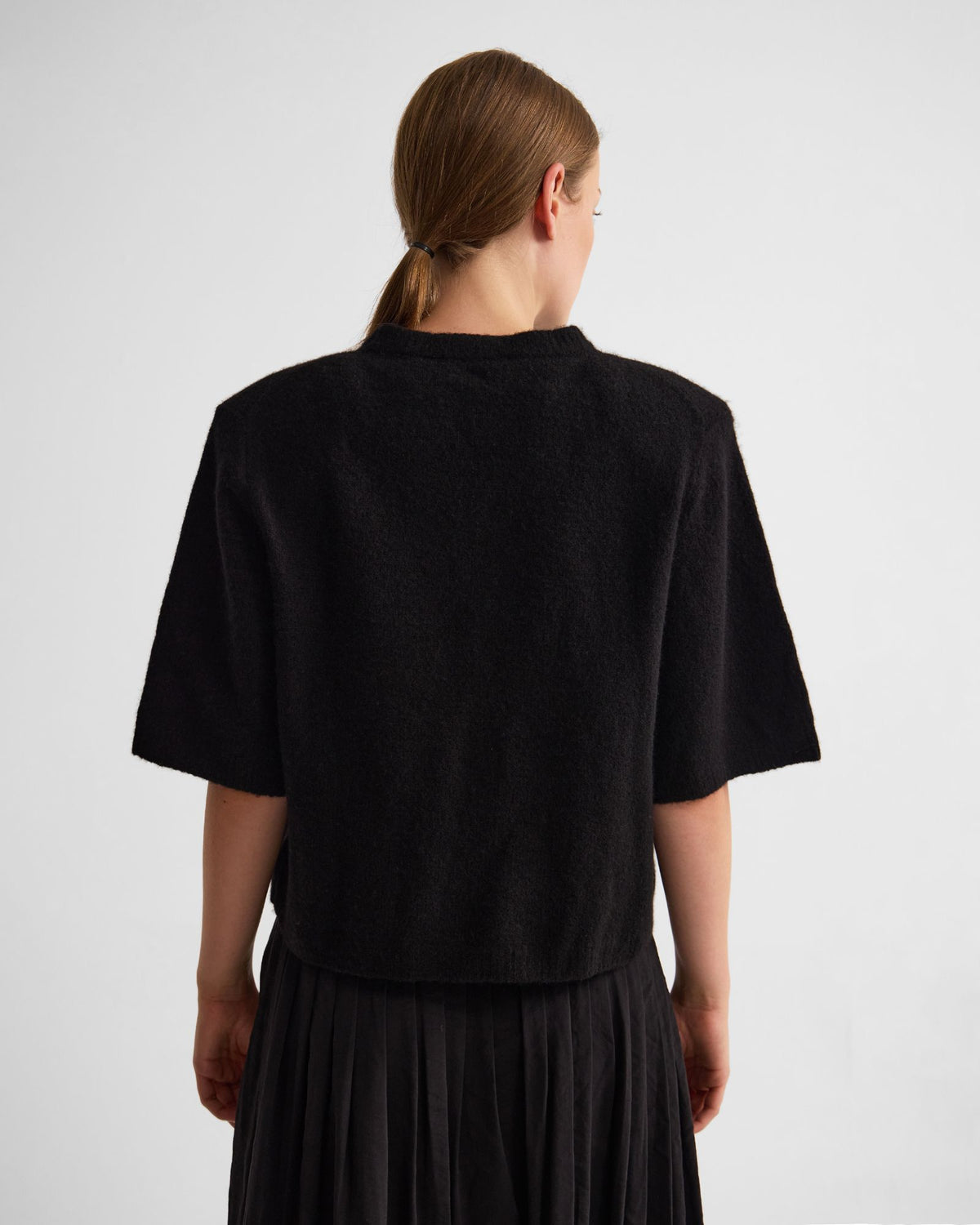 Leeta Wool Knitted T Shirt WOMENS KNITWEAR