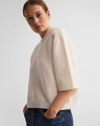 Leeta Wool Knitted T Shirt WOMENS KNITWEAR