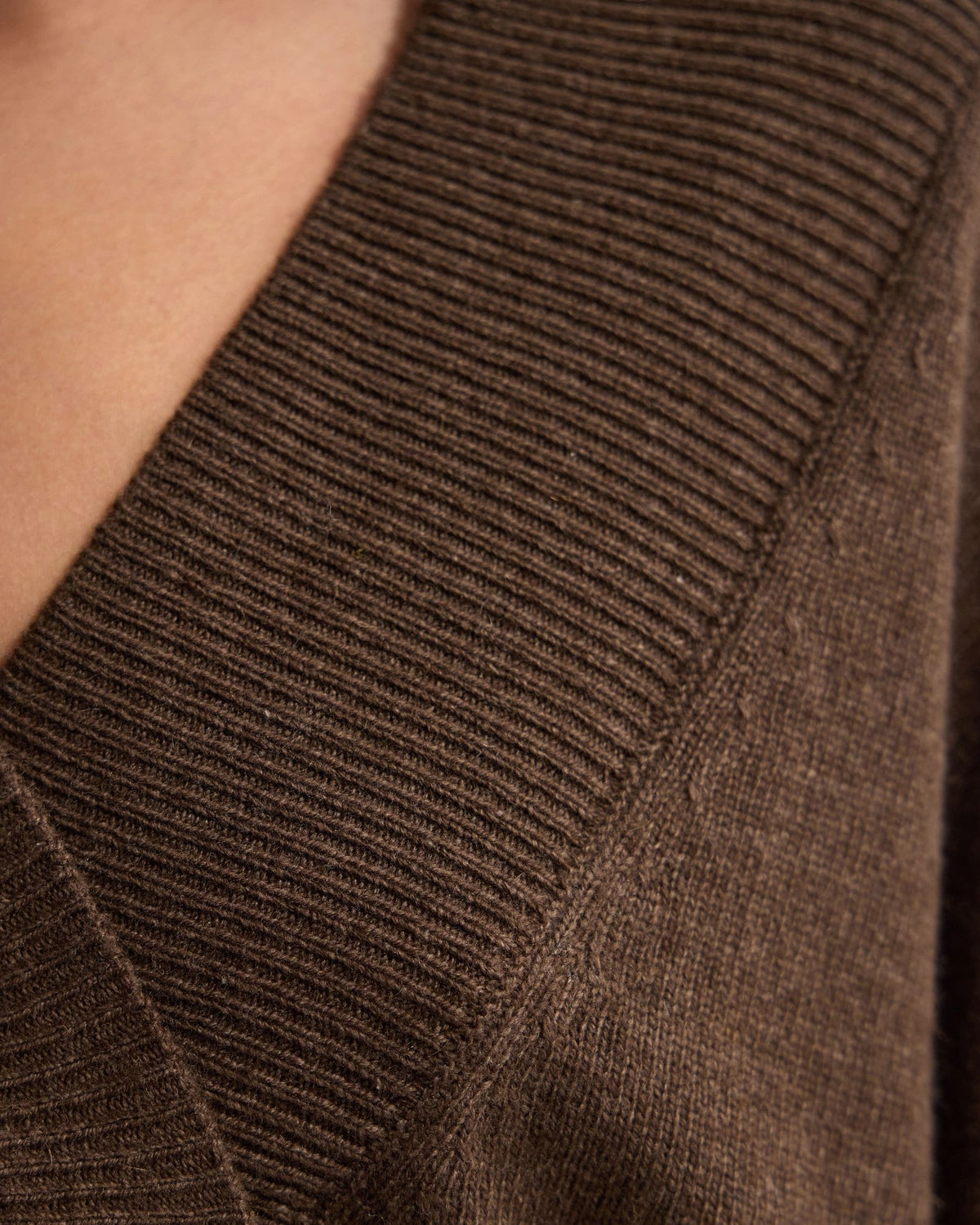 Camille V-Neck Wool Blend Knit WOMENS KNITWEAR