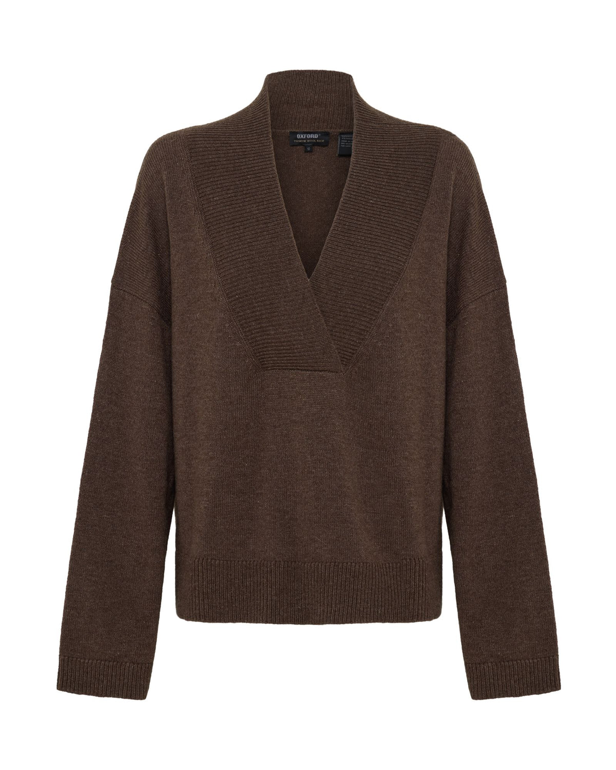 Camille V-Neck Wool Blend Knit WOMENS KNITWEAR