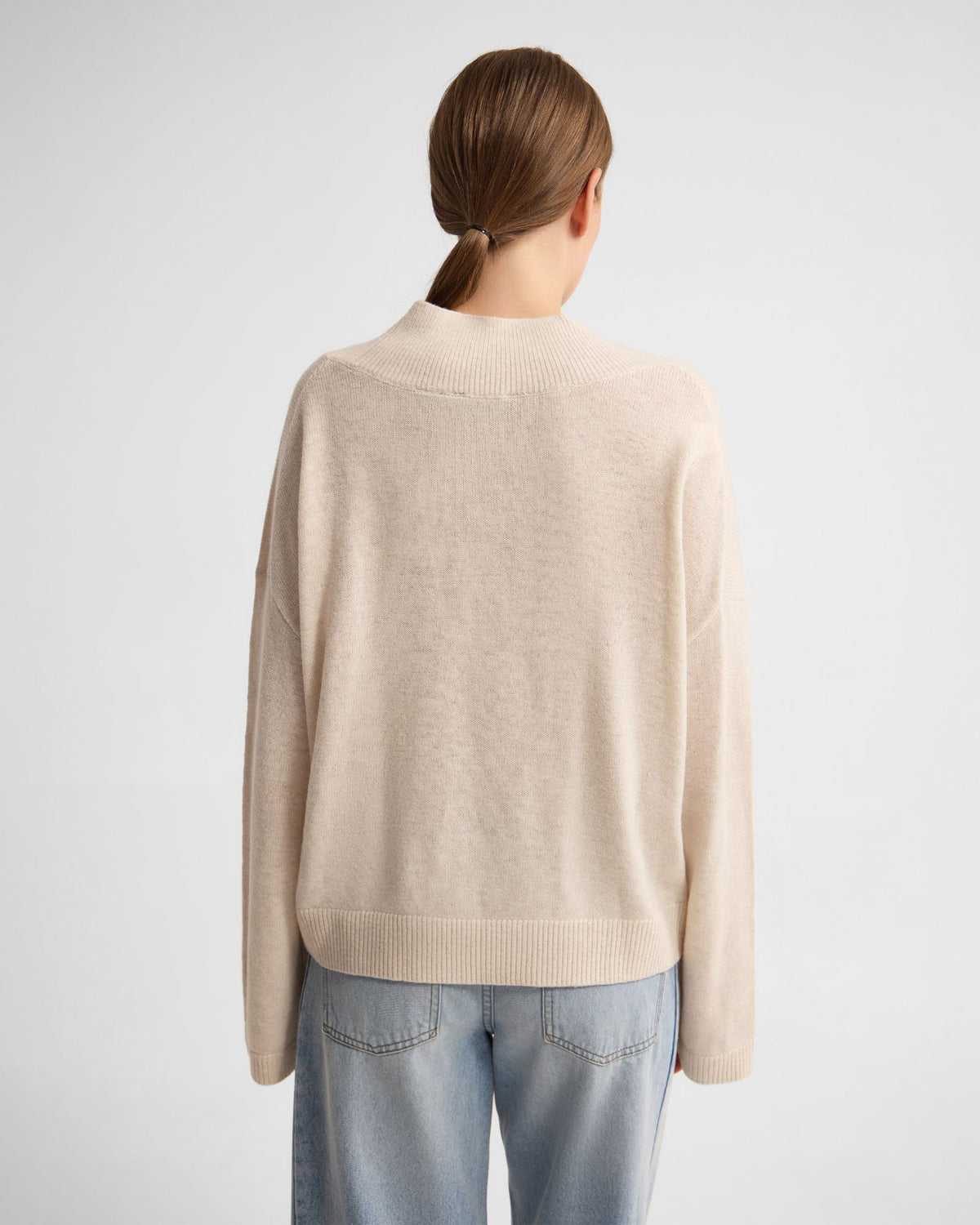 Camille V-Neck Wool Blend Knit WOMENS KNITWEAR