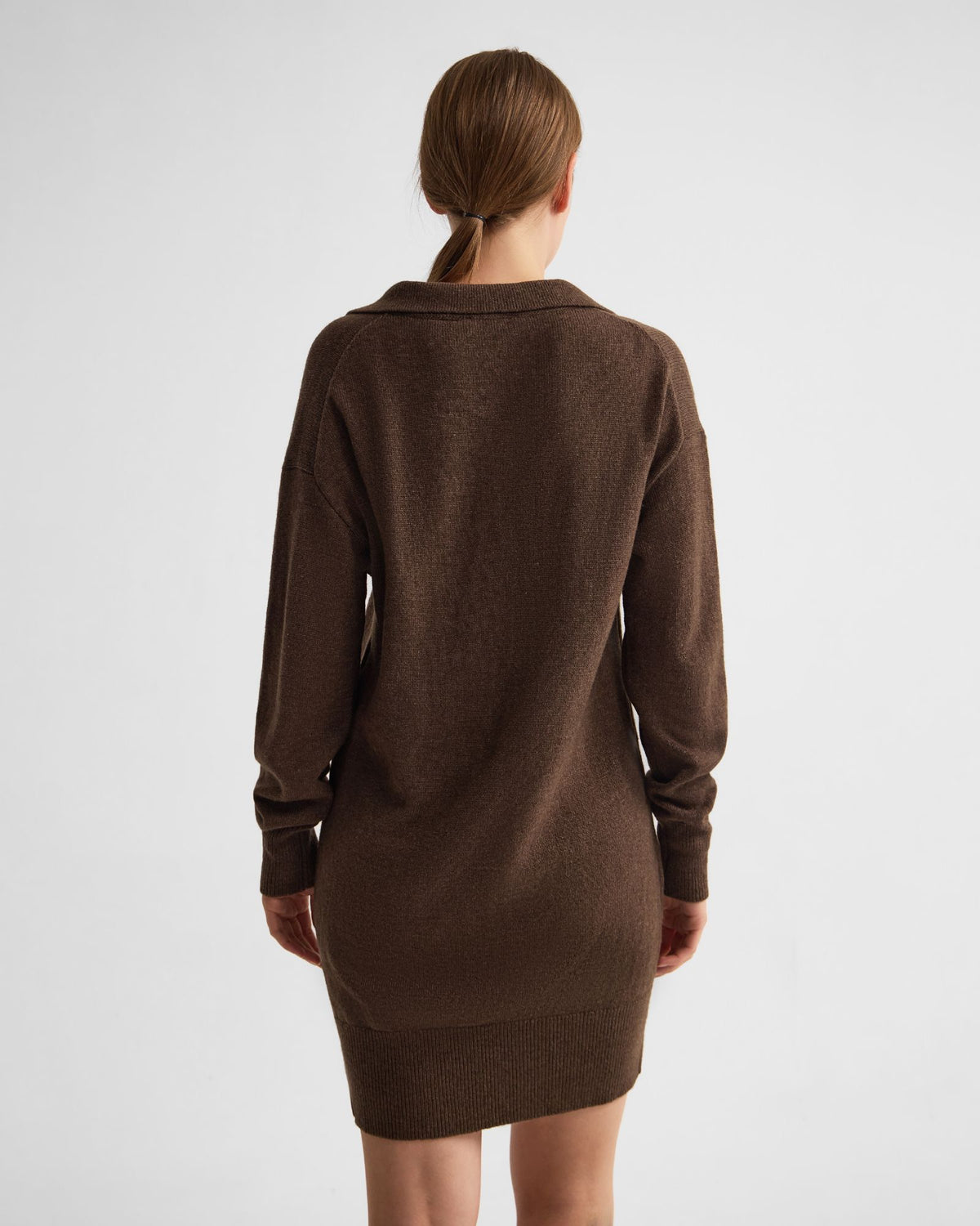 Kennedy Wool Blend Polo Dress WOMENS KNITWEAR
