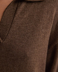 Kennedy Wool Blend Polo Dress WOMENS KNITWEAR
