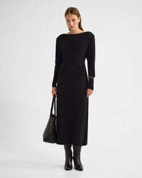 Greta Knitted Balloon Sleeve Dress WOMENS DRESSES