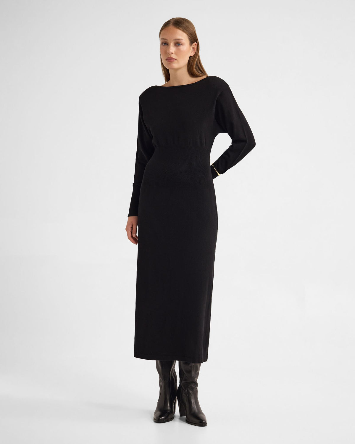 Greta Knitted Balloon Sleeve Dress WOMENS DRESSES