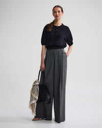 Rose Polo Knitted Top WOMENS KNITWEAR
