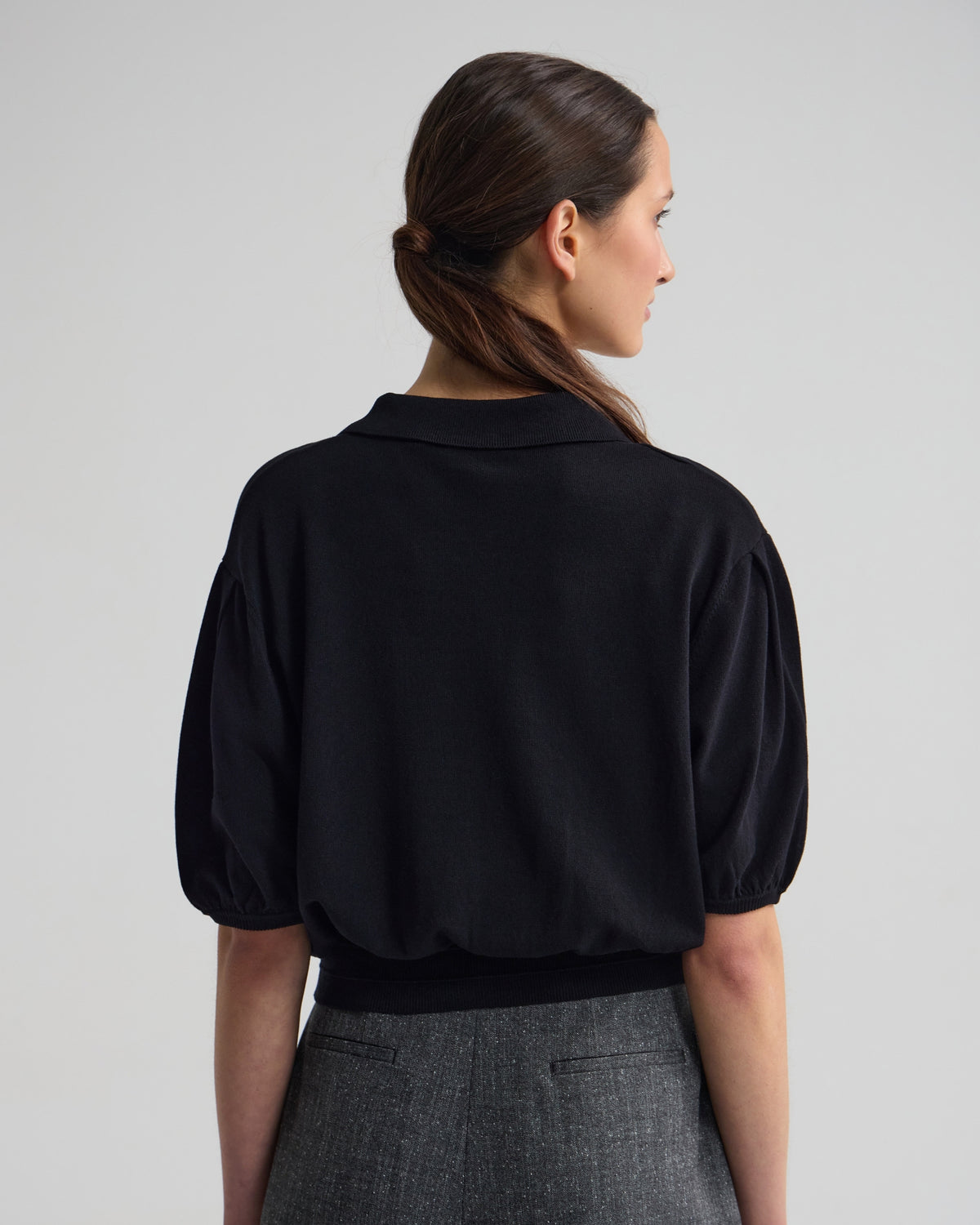 Rose Polo Knitted Top WOMENS KNITWEAR