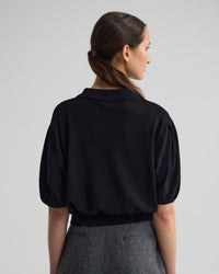 Rose Polo Knitted Top WOMENS KNITWEAR