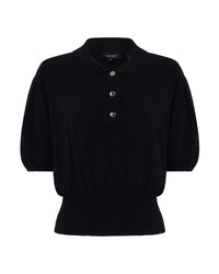 Rose Polo Knitted Top WOMENS KNITWEAR