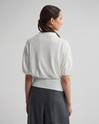 Rose Polo Knitted Top WOMENS KNITWEAR