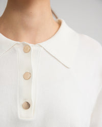Rose Polo Knitted Top WOMENS KNITWEAR