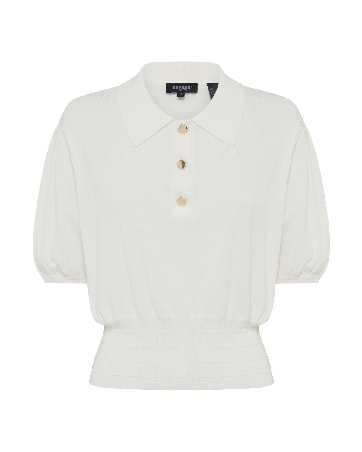 Rose Polo Knitted Top WOMENS KNITWEAR