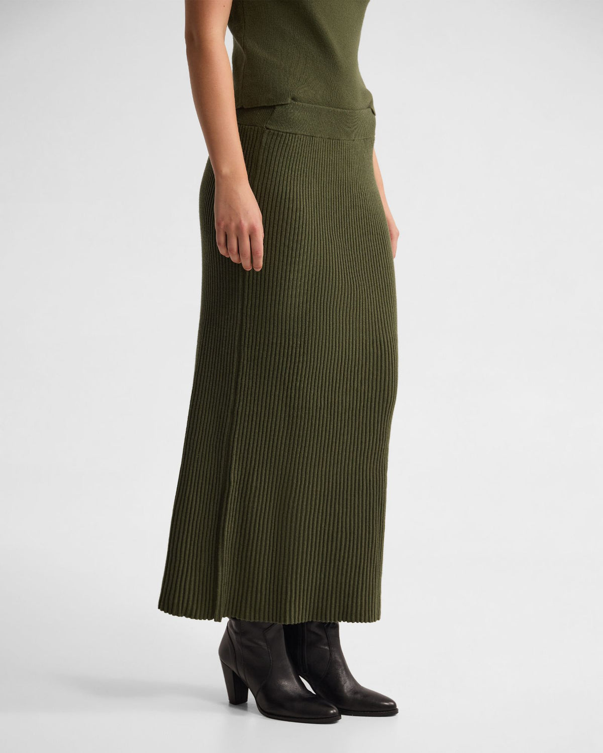 Belle Rib Knitted Skirt WOMENS KNITWEAR