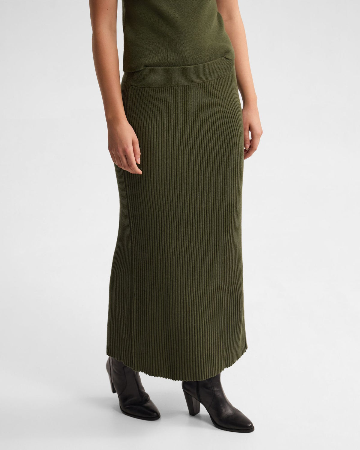 Belle Rib Knitted Skirt WOMENS KNITWEAR