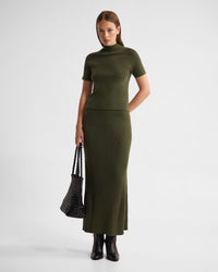 Belle Rib Knitted Skirt WOMENS KNITWEAR