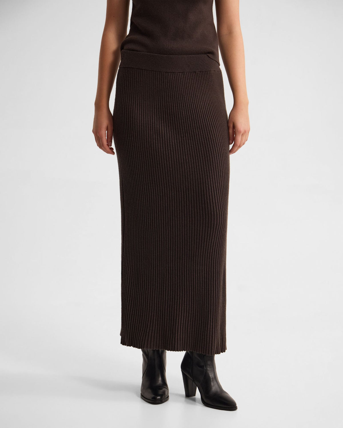 Belle Rib Knitted Skirt WOMENS KNITWEAR