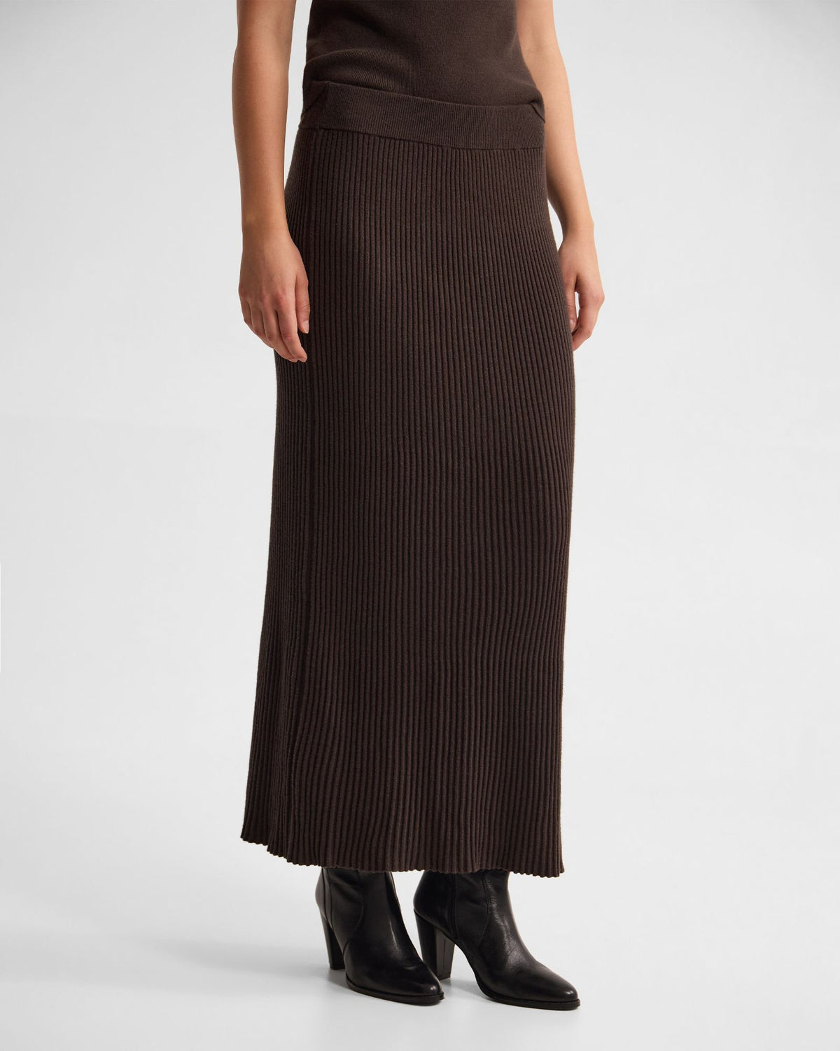 Belle Rib Knitted Skirt WOMENS KNITWEAR