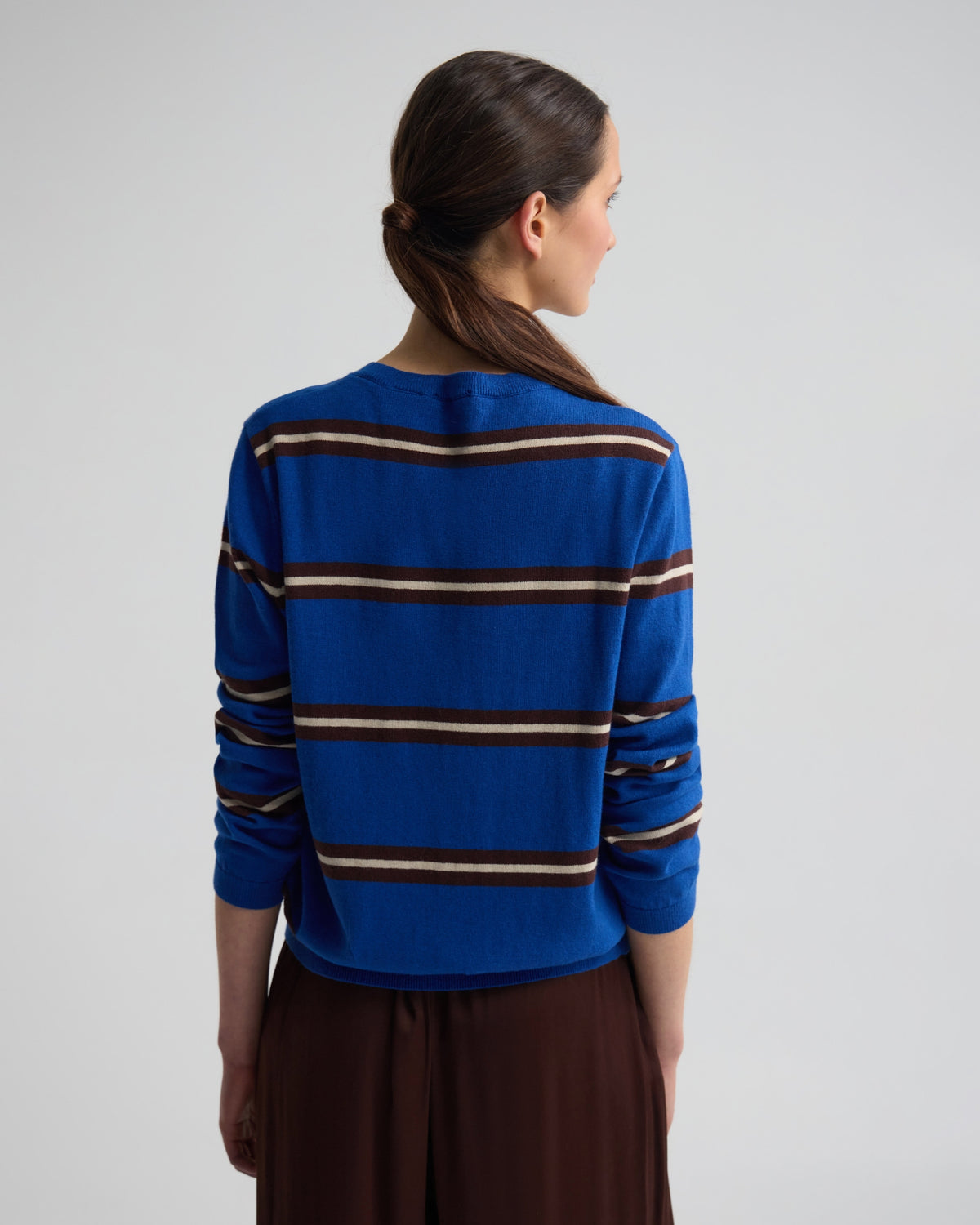 Margurite Striped Cardigan WOMENS KNITWEAR