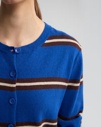 Margurite Striped Cardigan WOMENS KNITWEAR