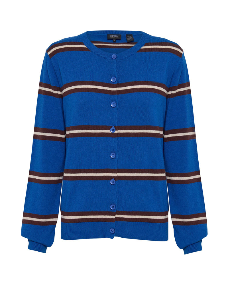 Margurite Striped Cardigan WOMENS KNITWEAR