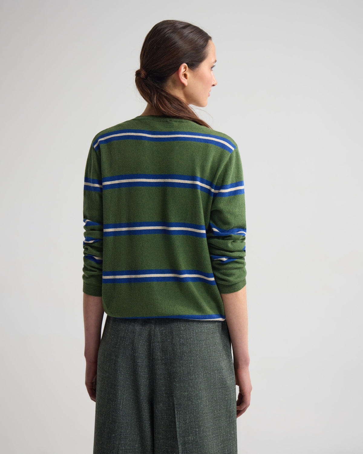 Margurite Striped Cardigan WOMENS KNITWEAR