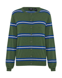 Margurite Striped Cardigan WOMENS KNITWEAR