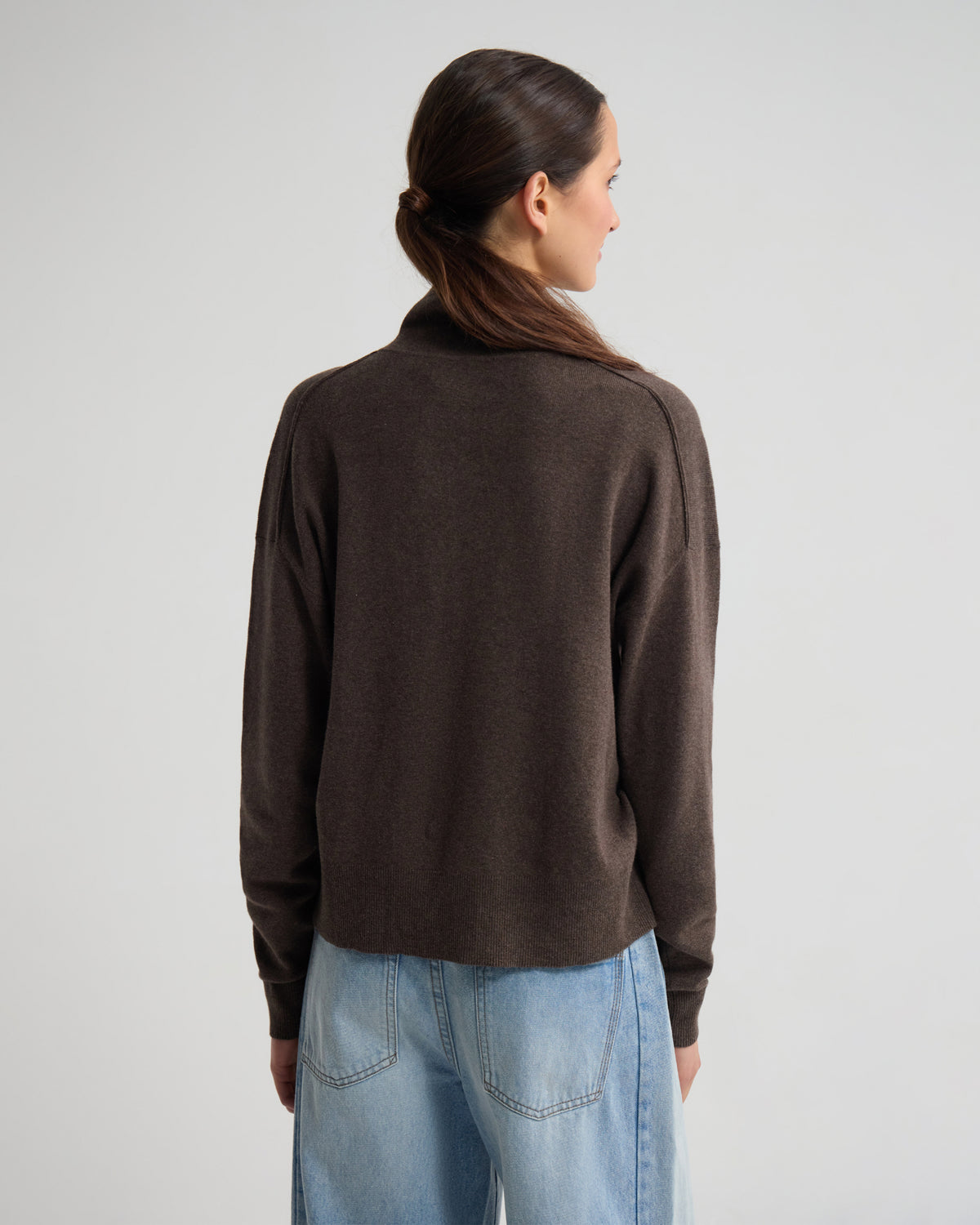 Maddison Funnel Collar Cardigan WOMENS KNITWEAR