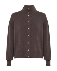 Maddison Funnel Collar Cardigan WOMENS KNITWEAR