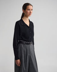 Maddison Funnel Collar Cardigan WOMENS KNITWEAR