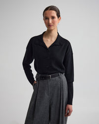 Maddison Funnel Collar Cardigan WOMENS KNITWEAR