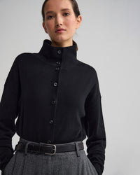Maddison Funnel Collar Cardigan WOMENS KNITWEAR