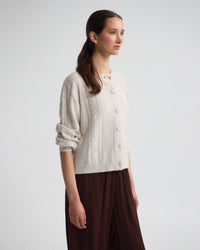 Amelia Cable Knit Cardigan WOMENS KNITWEAR